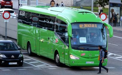 transporte viajeros autobus